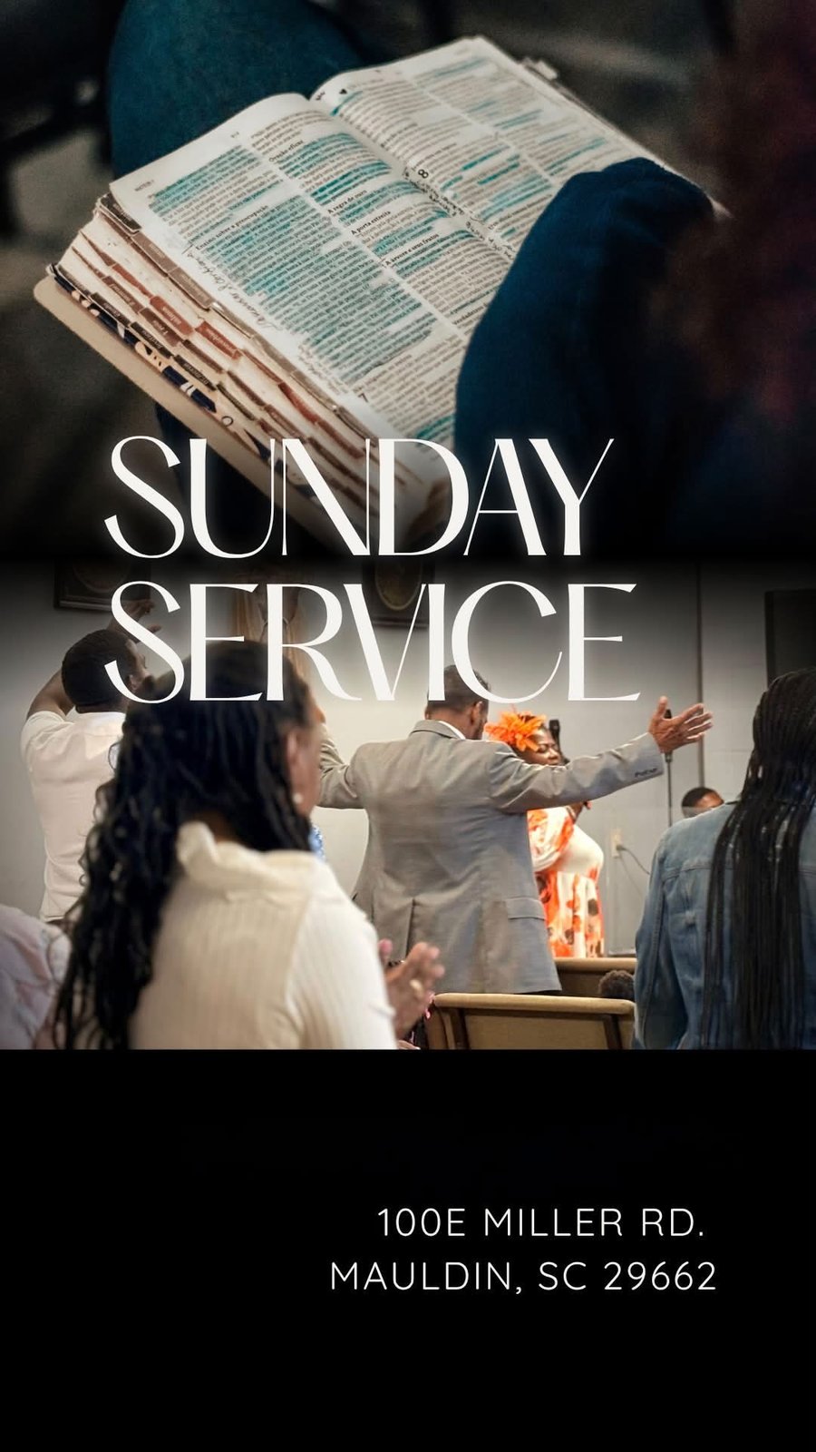 Sunday Service at F8ith City Church, 100 E Miller Rd, Mauldin, SC 29662